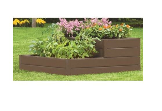 The Suncast RBD939 48-Inch By 48-Inch by 18-Inch 6-panel Tiered Resin ...